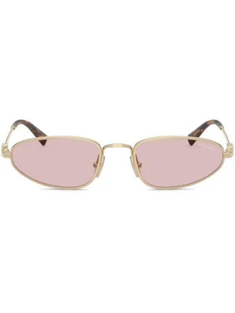 Miu Miu Eyewear lentes de sol con armazón ovalada