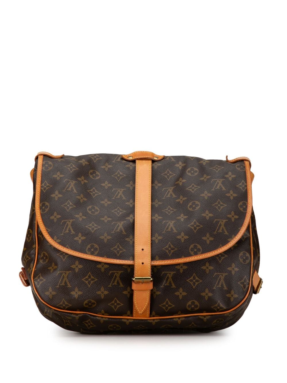 Louis Vuitton Pre-Owned 1992 Monogram Saumur 35 crossbody bag - Bruin