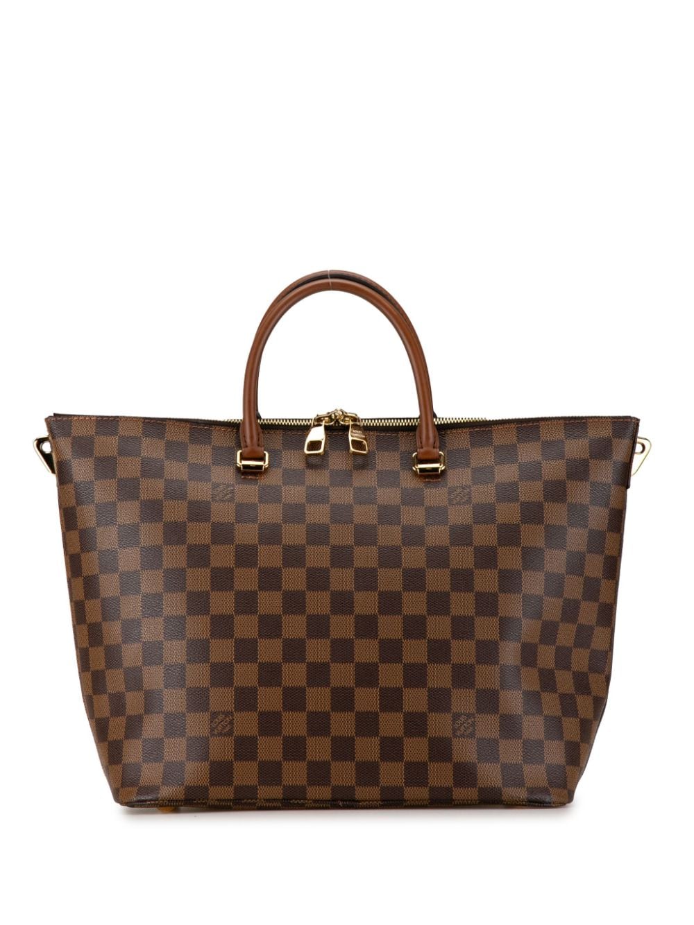 Louis Vuitton Pre-Owned 2013 Damier Ebene Belmont MM satchel - Bruin