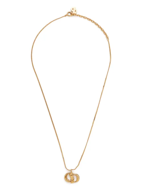 Collier à pendentif logo - Christian Dior Pre-Owned - Modalova