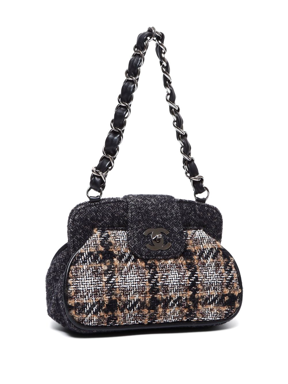 Cheap HOT SALE CHANEL 2000 CC tweed shoulder bag Women