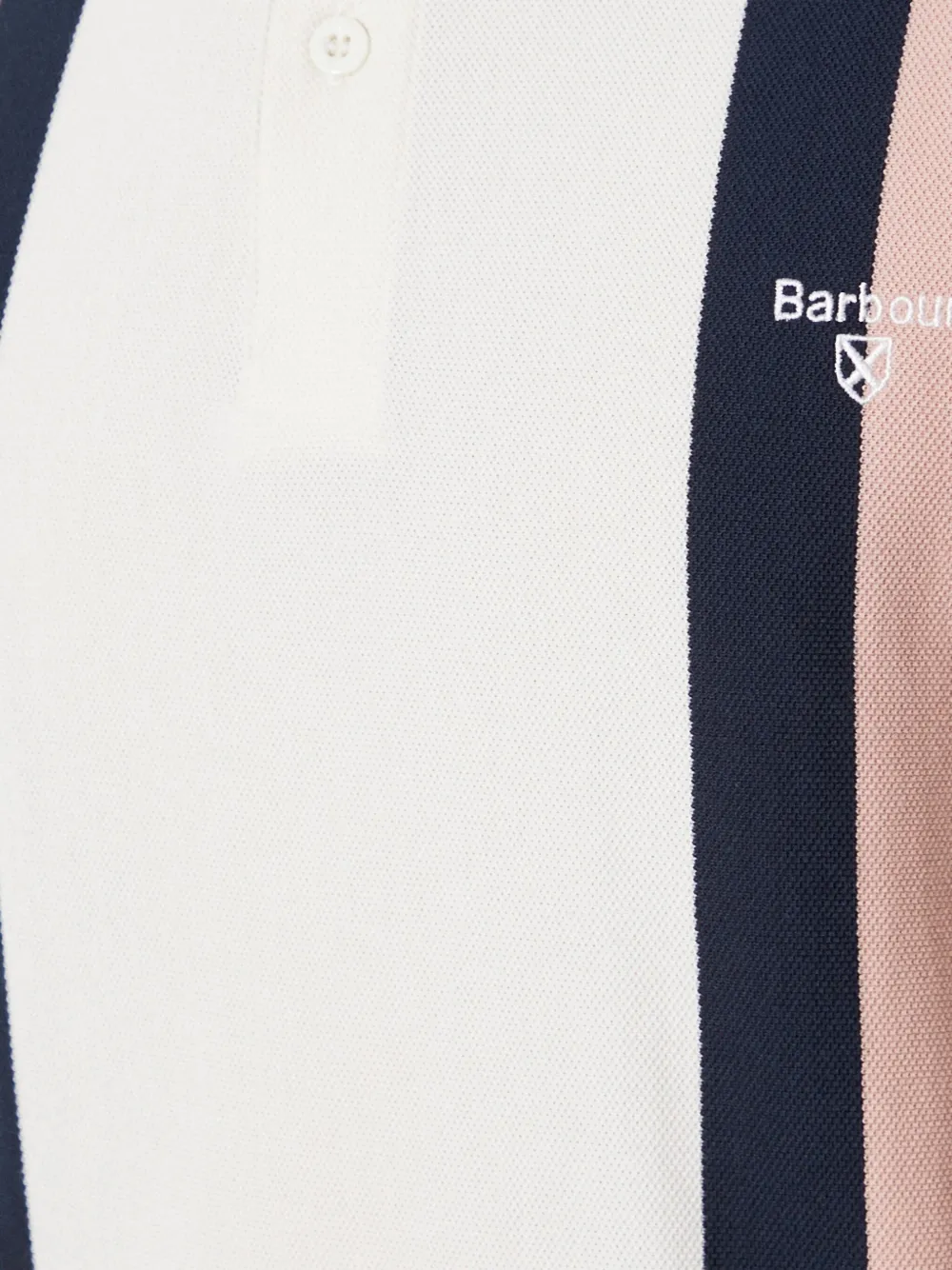 Barbour Gestreept poloshirt Wit