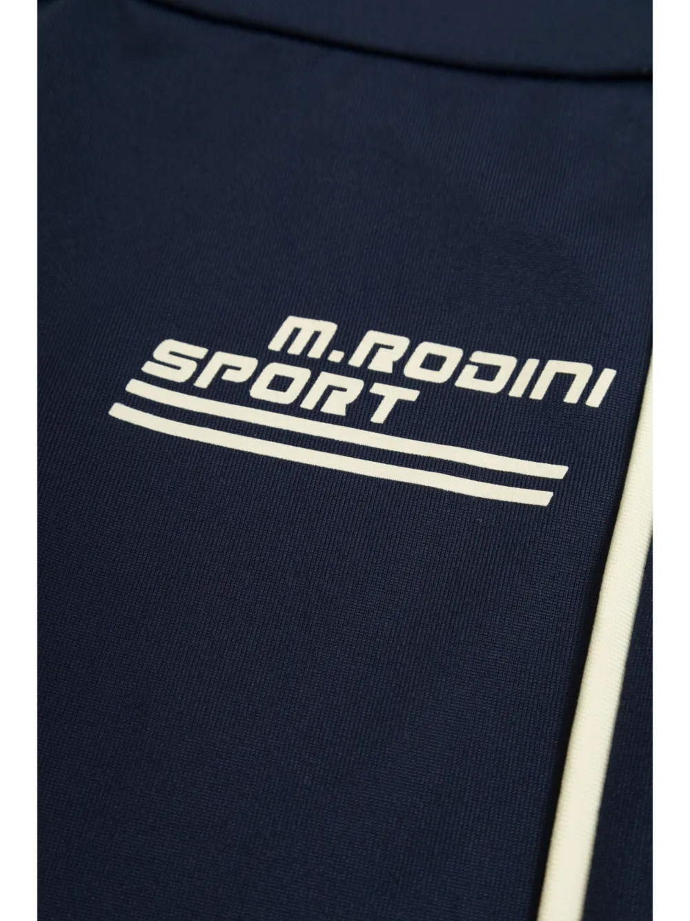 Mini Rodini Joggingbroek met logoprint Blauw