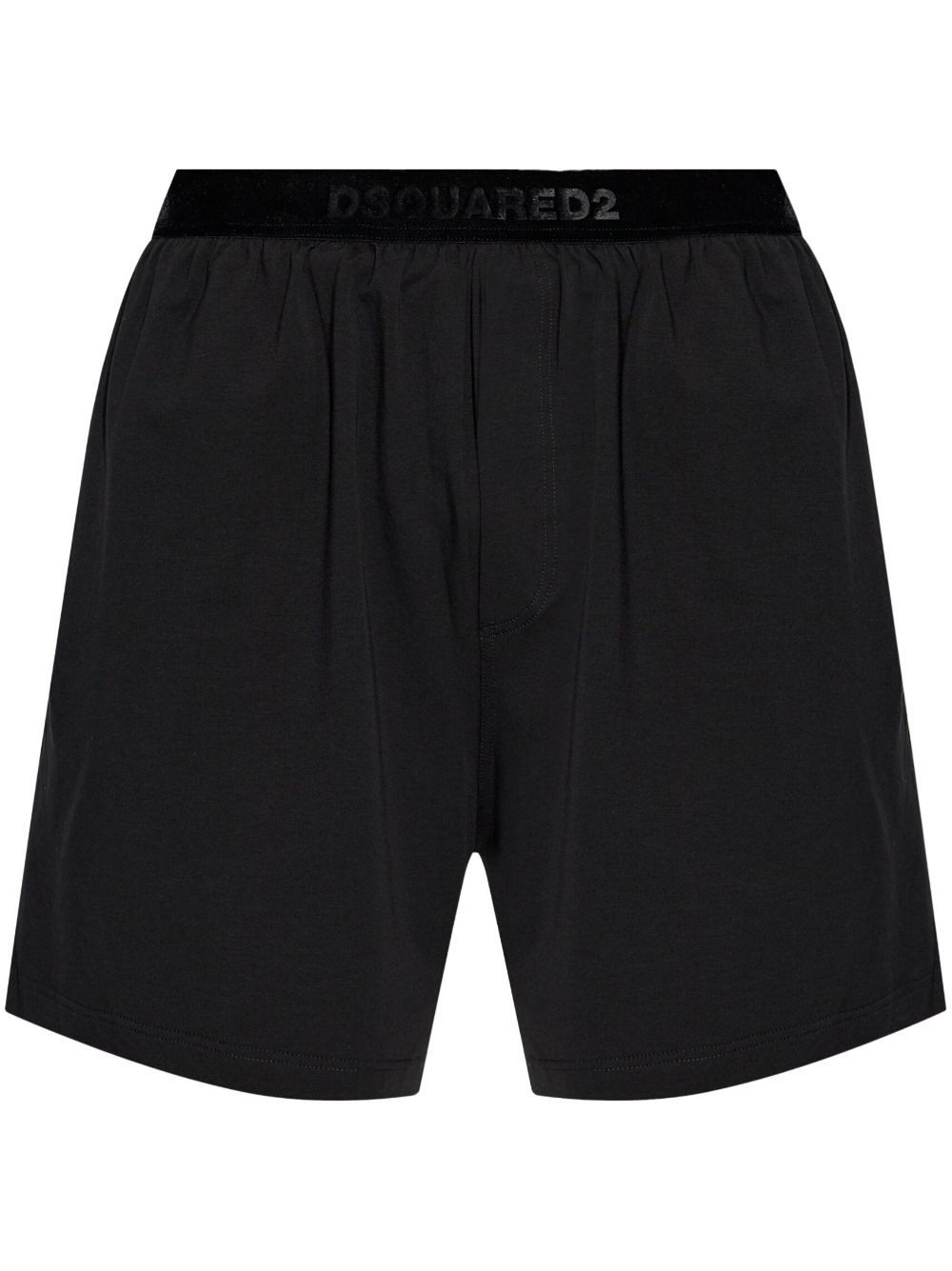 logo-waistband shorts