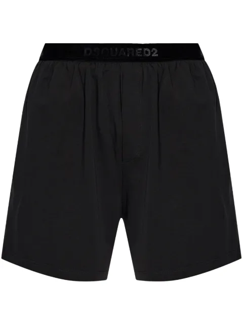 DSQUARED2 logo-waistband shorts