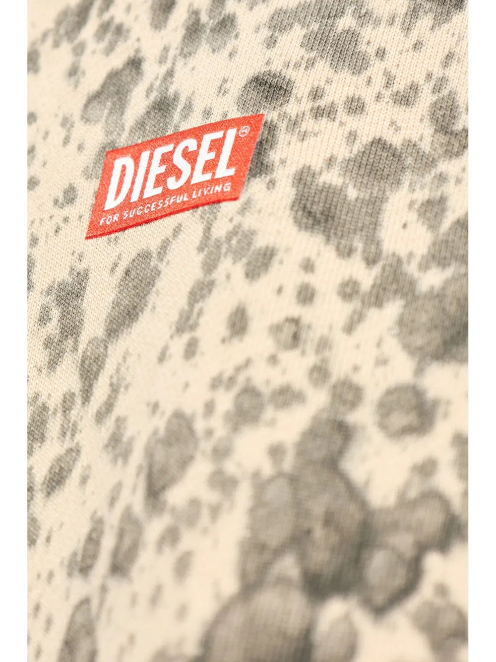 Diesel S-BOXT katoenen hoodie Beige