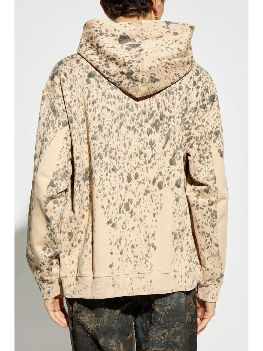 Diesel S-BOXT katoenen hoodie Beige