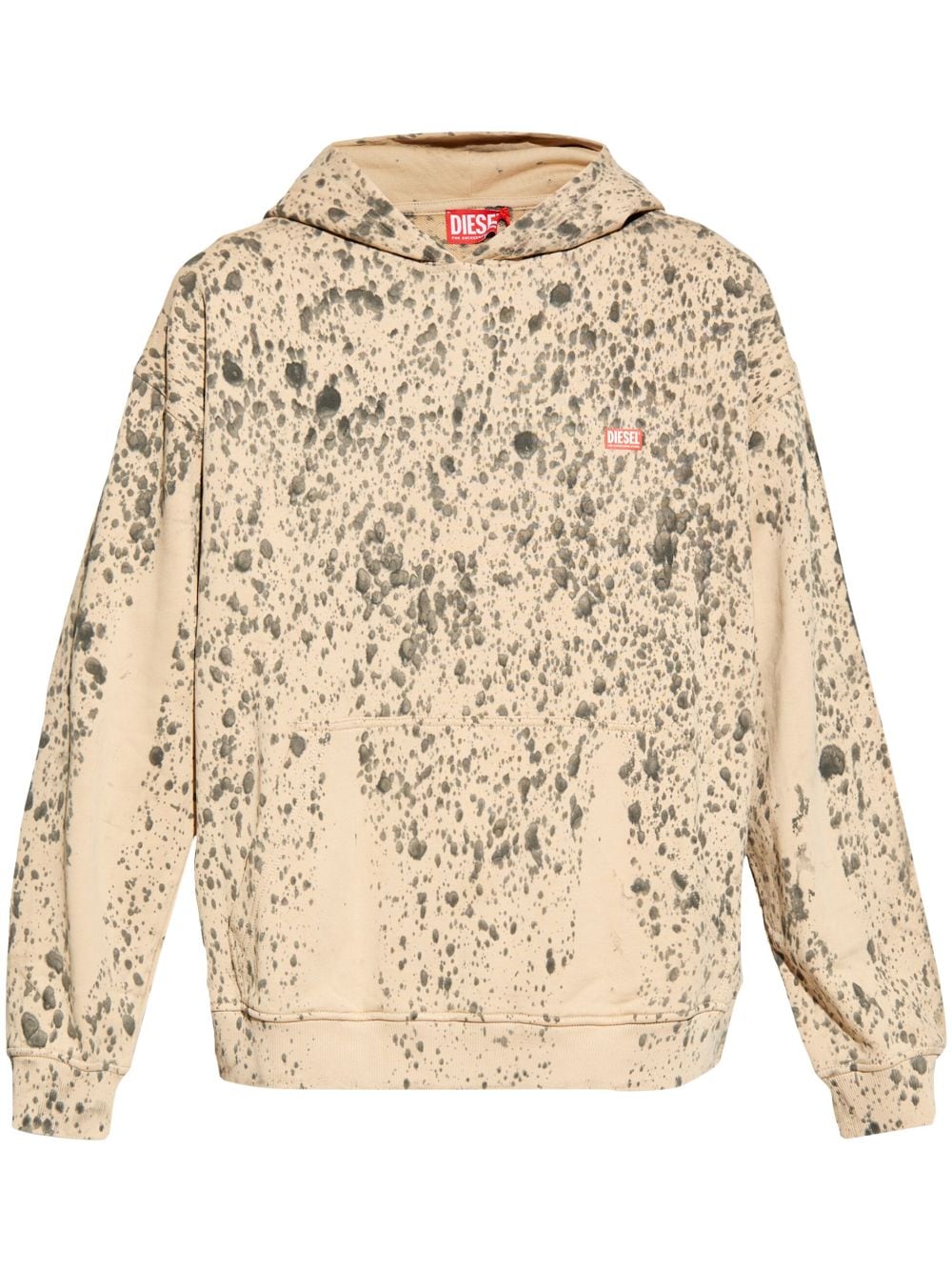 Diesel S-BOXT cotton hoodie - Nude