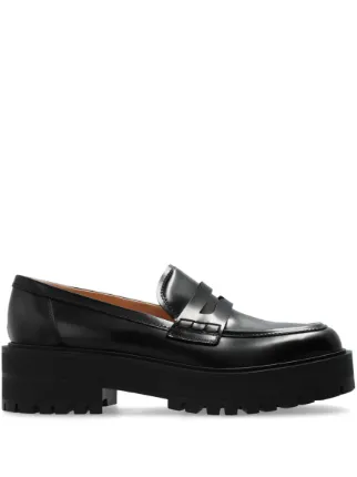 Gianvito Rossi ローファー Gianvito Rossi Leather Loafers | Black | FARFETCH CA