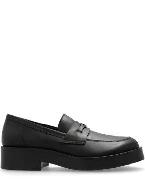 A.P.C. レザーローファー | ブラック | FARFETCH JP