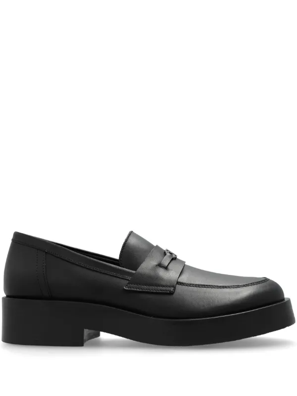 Casadei Lovecalf Loafers Black FARFETCH JO
