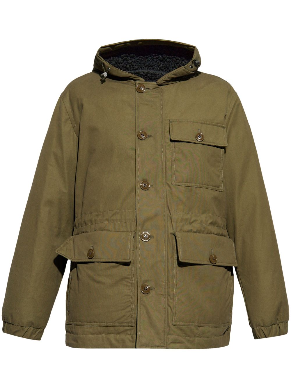 Woolrich cotton hooded jacket - Green