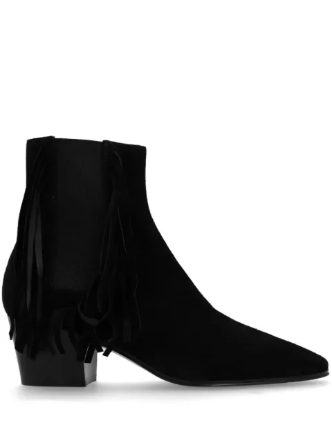 Casadei fringed ankle boots