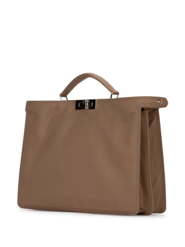 【FENDI】PEEKABOO TOTE BAG FENDI Peekaboo Tote Bag | Brown | FARFETCH