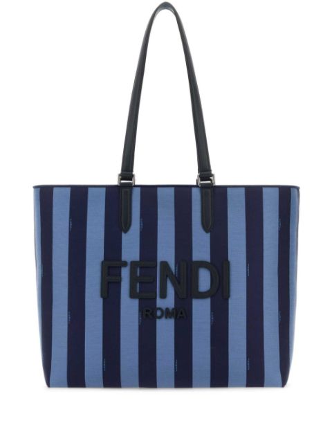 FENDI Pequin jacquard tote bag