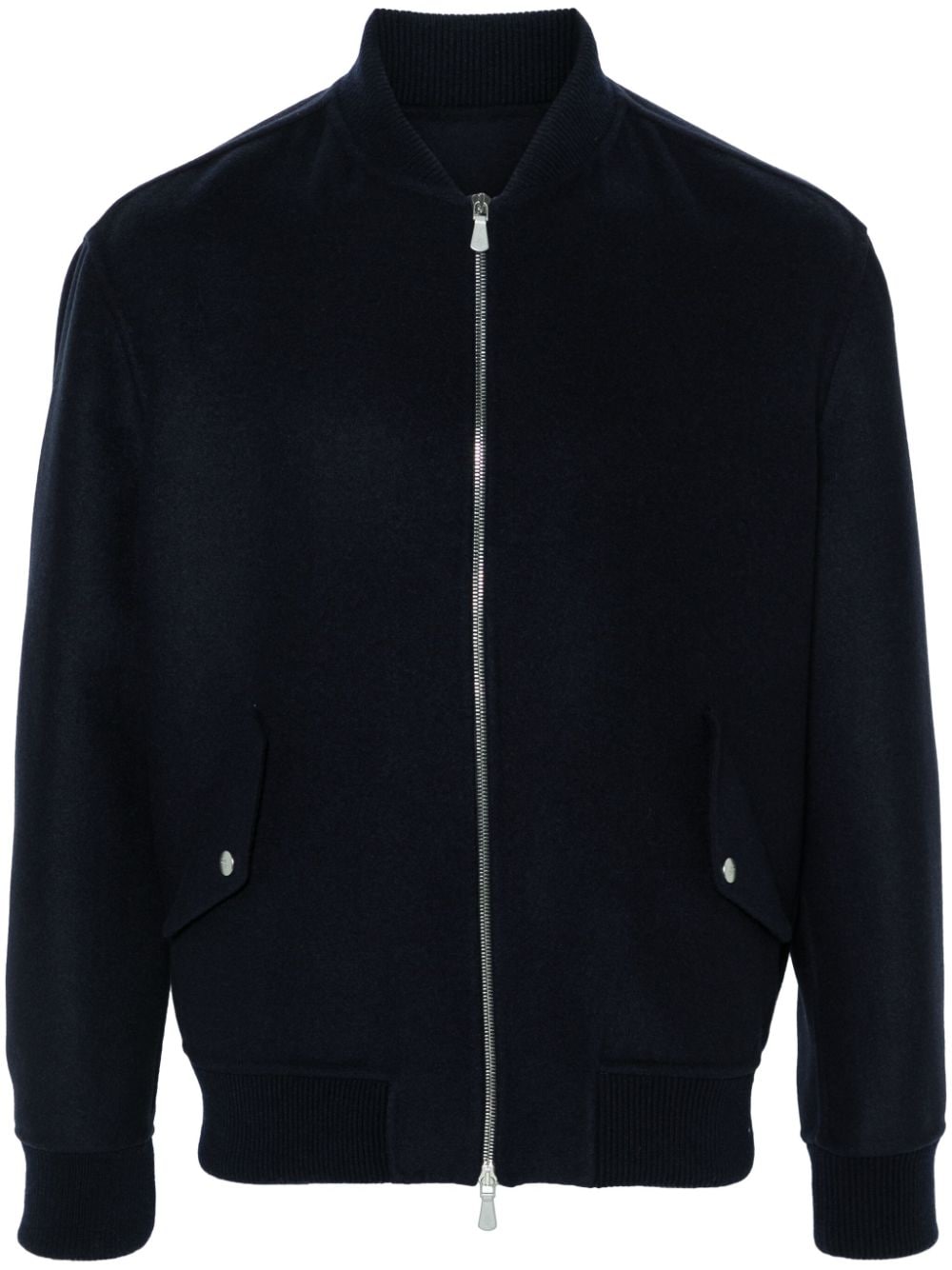 zip-up bomber jacket