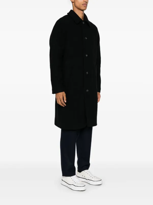 A.P.C. gaston 黒 ウールコート チェスターコート black