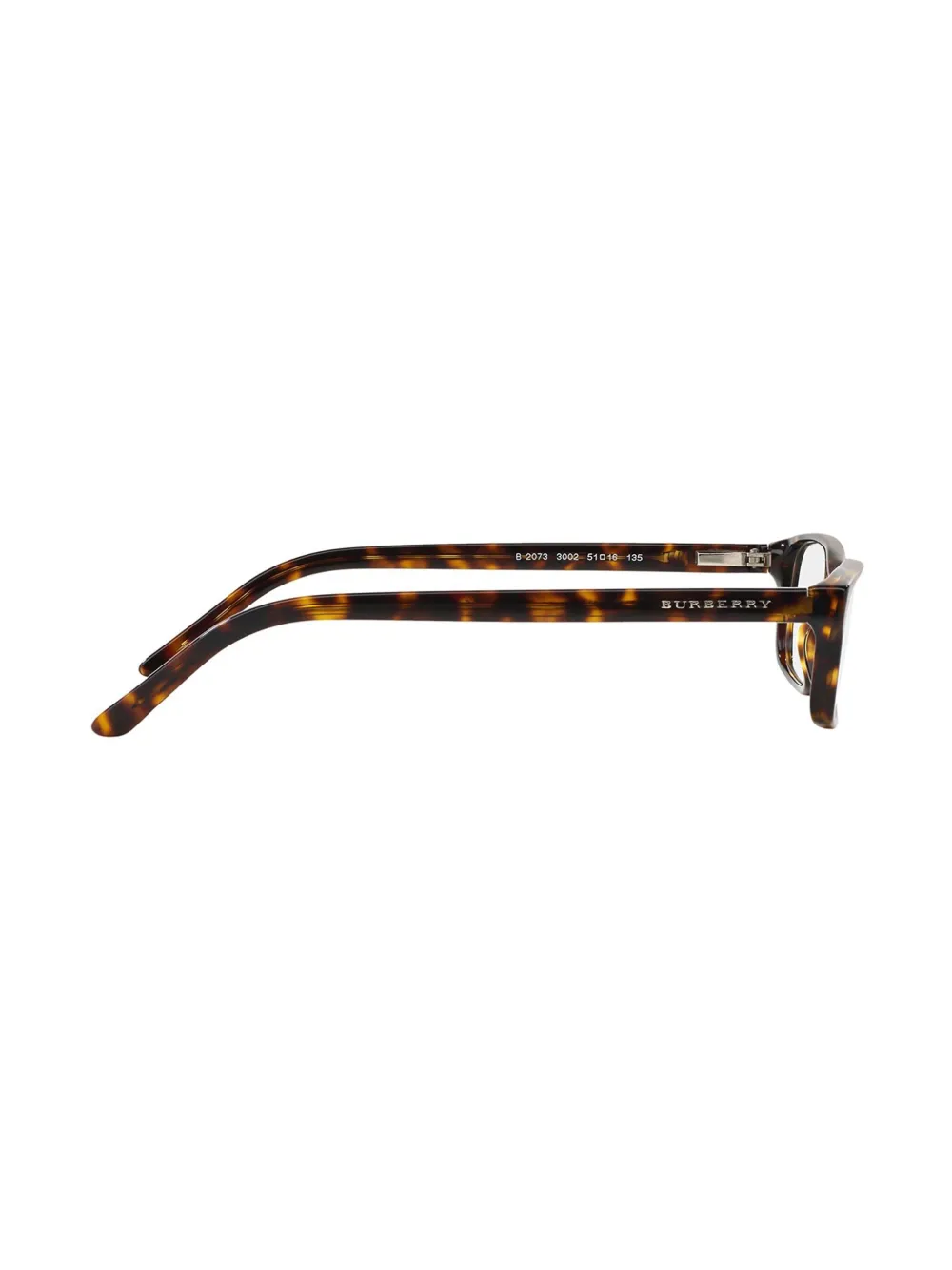 Burberry Eyewear Bril met rechthoekig montuur Bruin