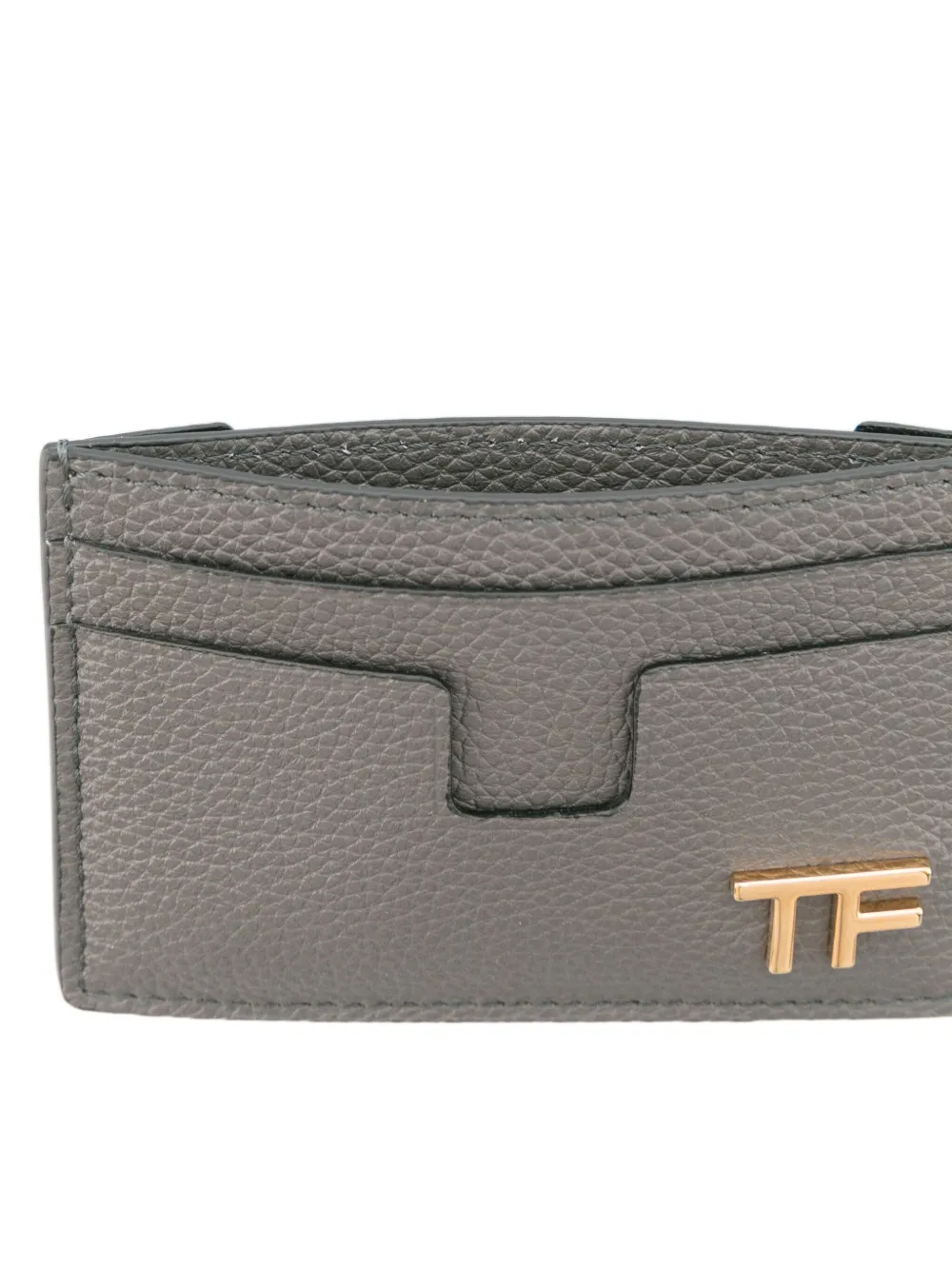 TOM FORD Pasjeshouder met logoplakkaat Grijs