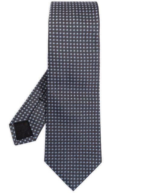 Lanvin geometric pattern tie Men