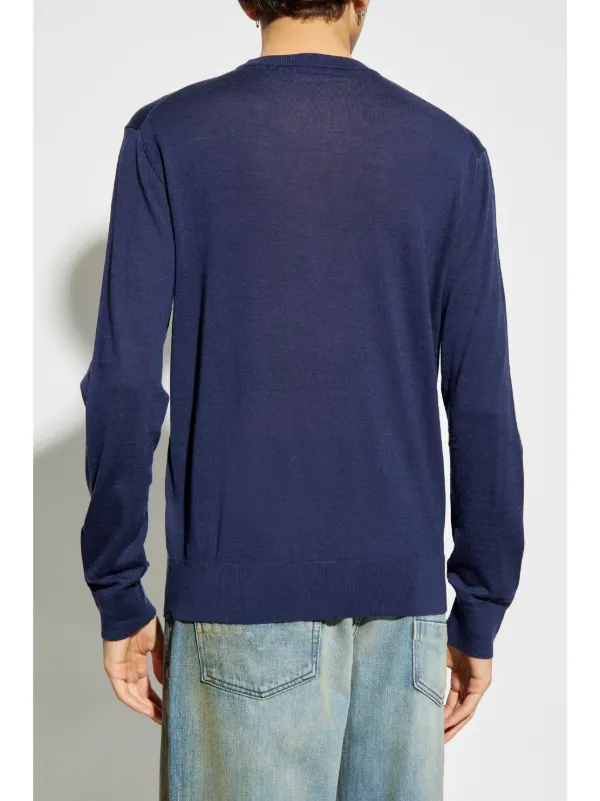 Diesel K-GARTH Wool Jumper | Blue | FARFETCH JO