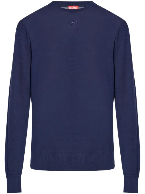 Diesel pull K-Garth en laine - Bleu - Diesel - Modalova