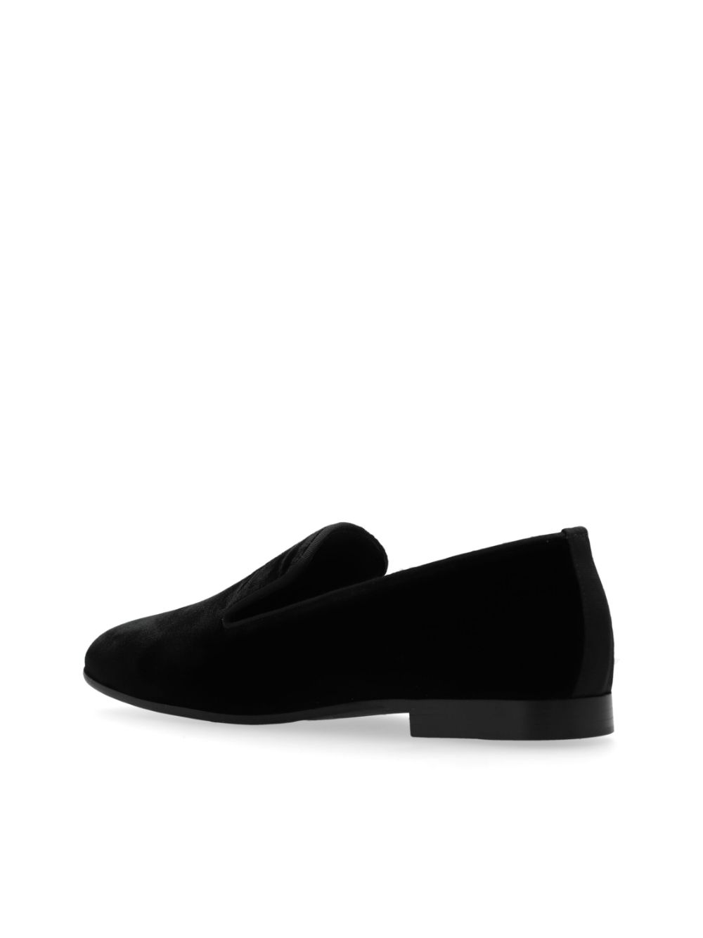 Max Mara Fluwelen loafers Zwart