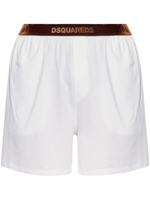 DSQUARED2 shorts con logo en la pretina