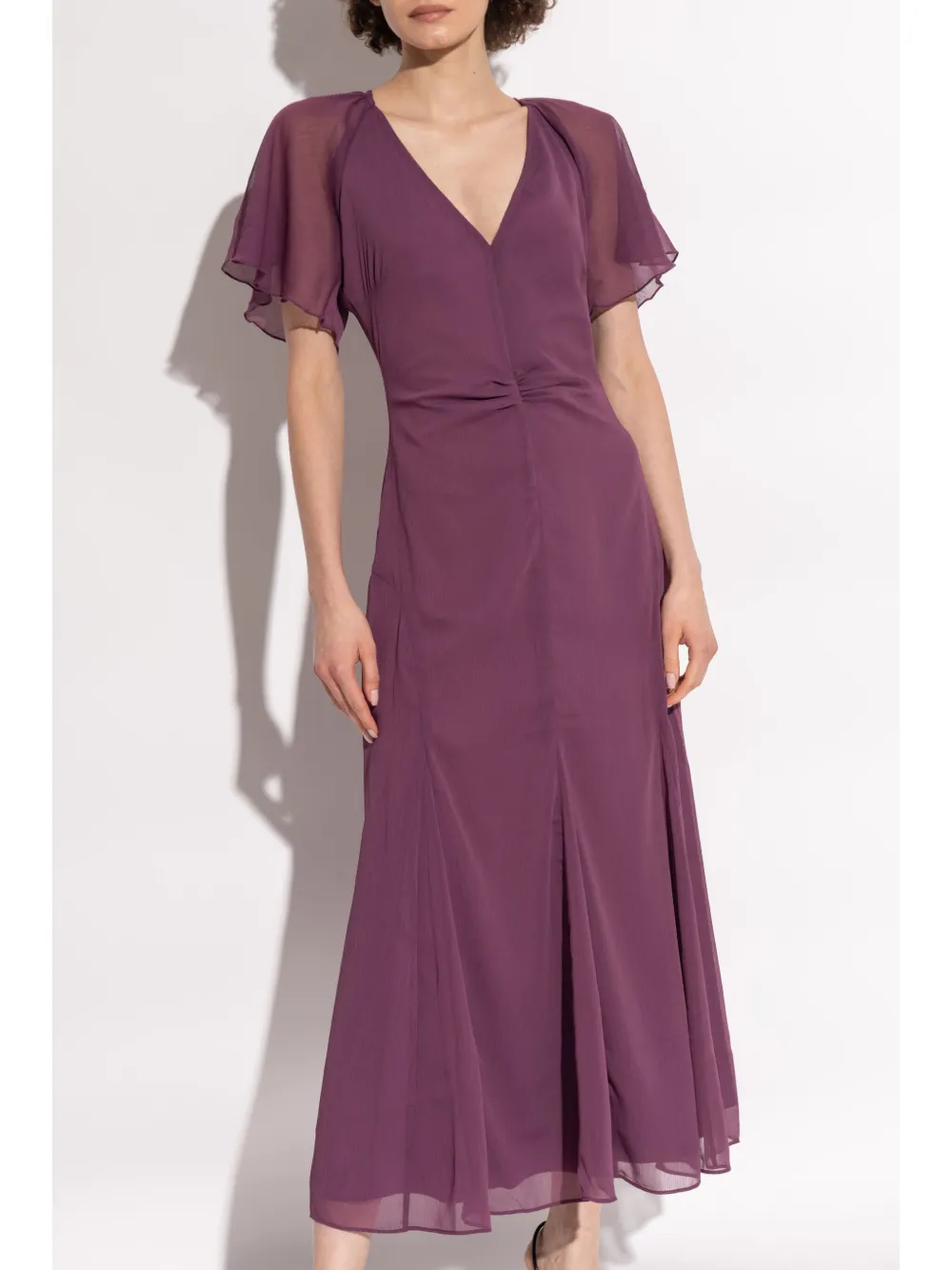 Affordable ROTATE BIRGER CHRISTENSEN flutter-sleeve recycled polyester dress Women