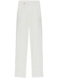 Jacquemus charm-detail trousers - White