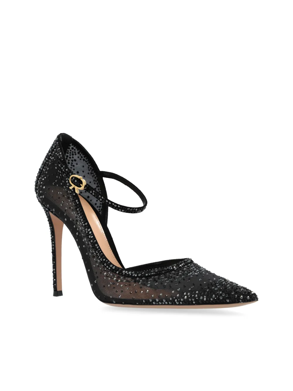 Cheap Gianvito Rossi 115mm crystal-embellished pumps Women