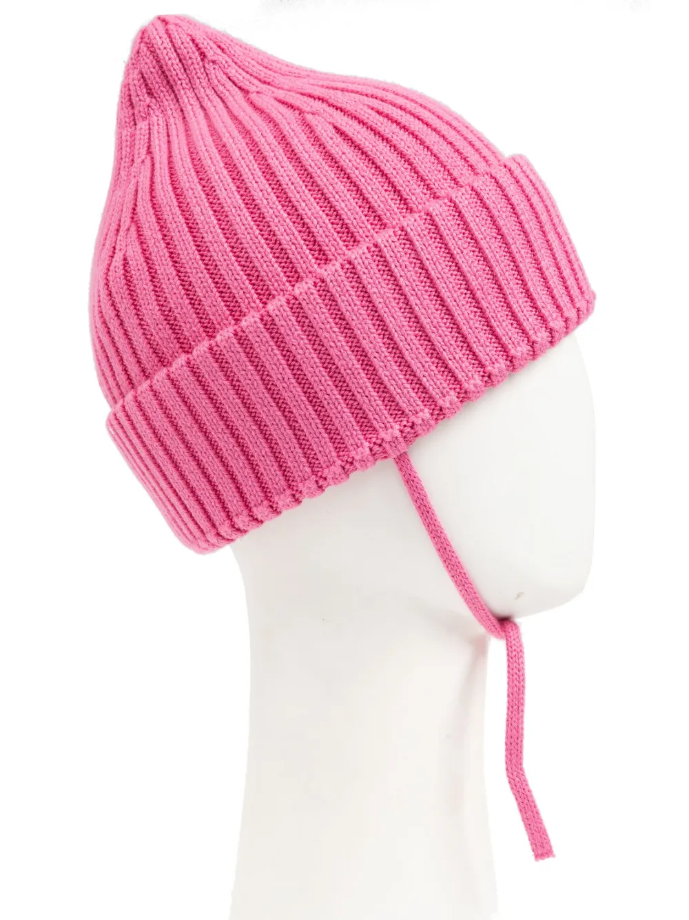 Mini Rodini logo-patch beanie - Roze