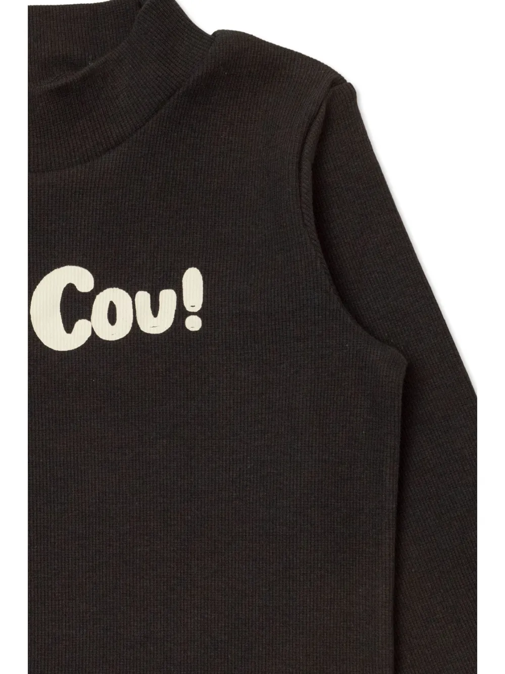 Mini Rodini T-shirt met tekst Zwart