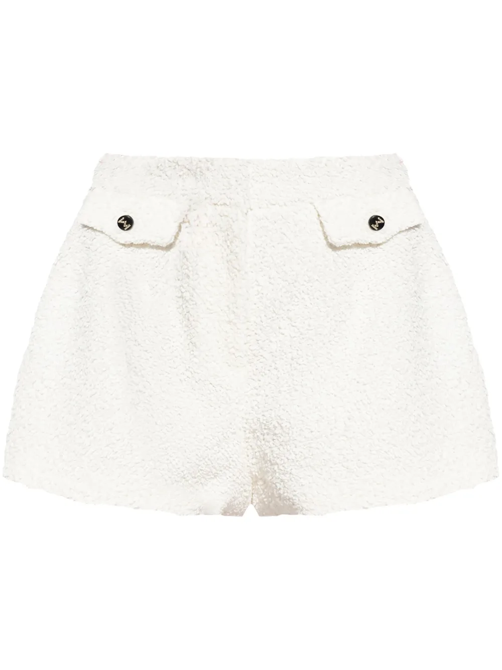 The Mannei bouclé shorts - White