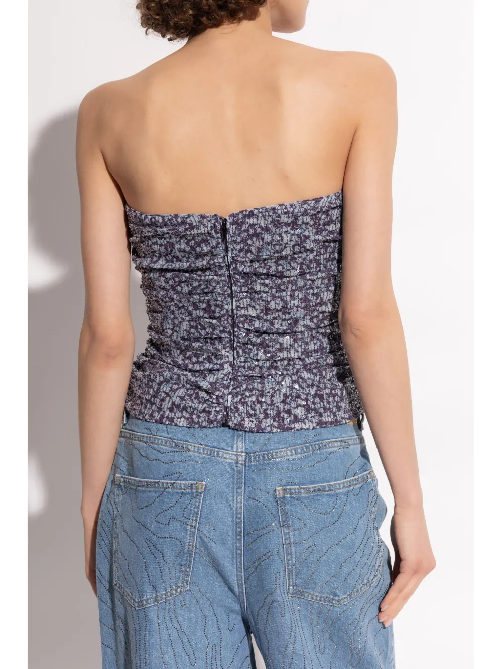 Affordable ROTATE BIRGER CHRISTENSEN ruched strapless top Women
