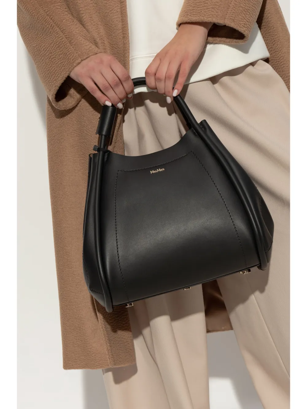 Max Mara Marine tote bag - Zwart