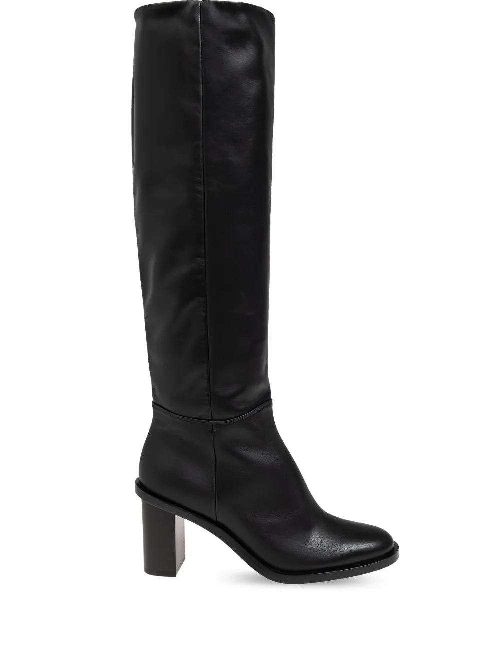 Max Mara 90mm leather boots - Black