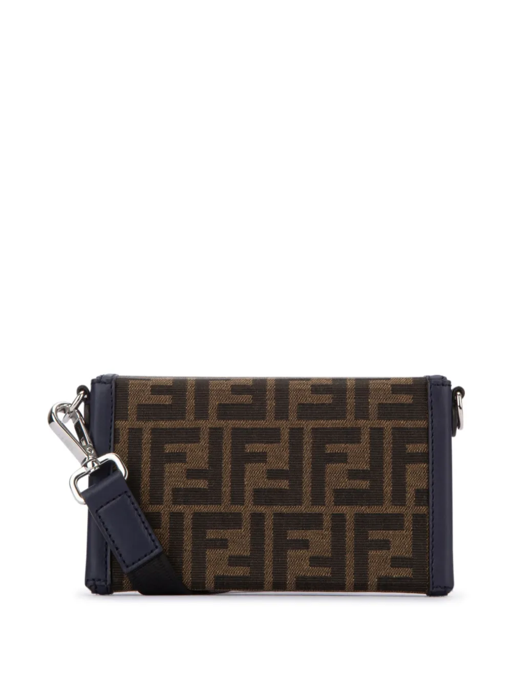 FENDI Soft Trunk Baguette clutch bag - Bruin