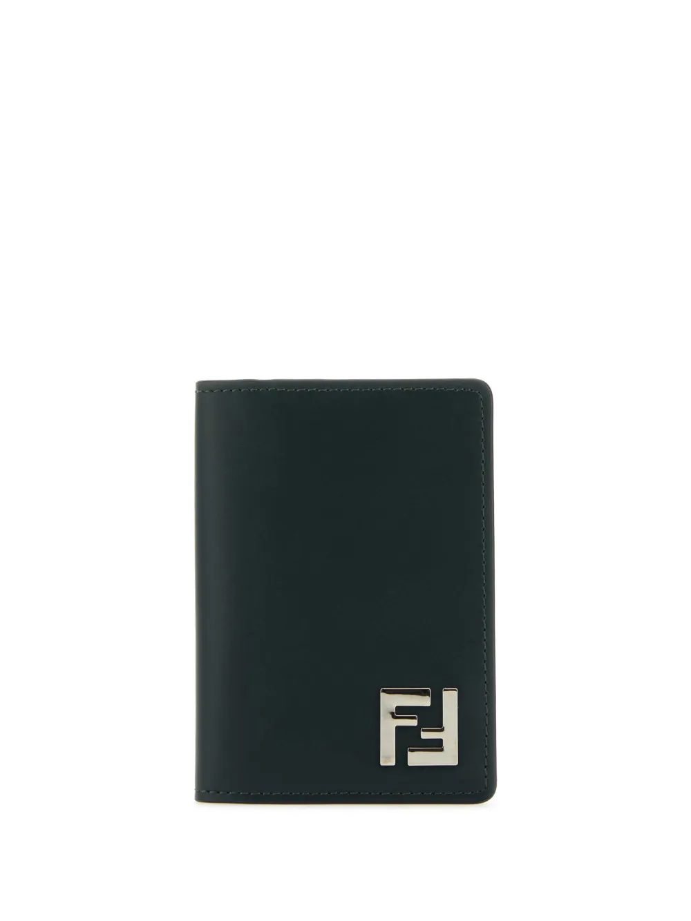 FENDI logo-plaque cardholder | Green | Image 1