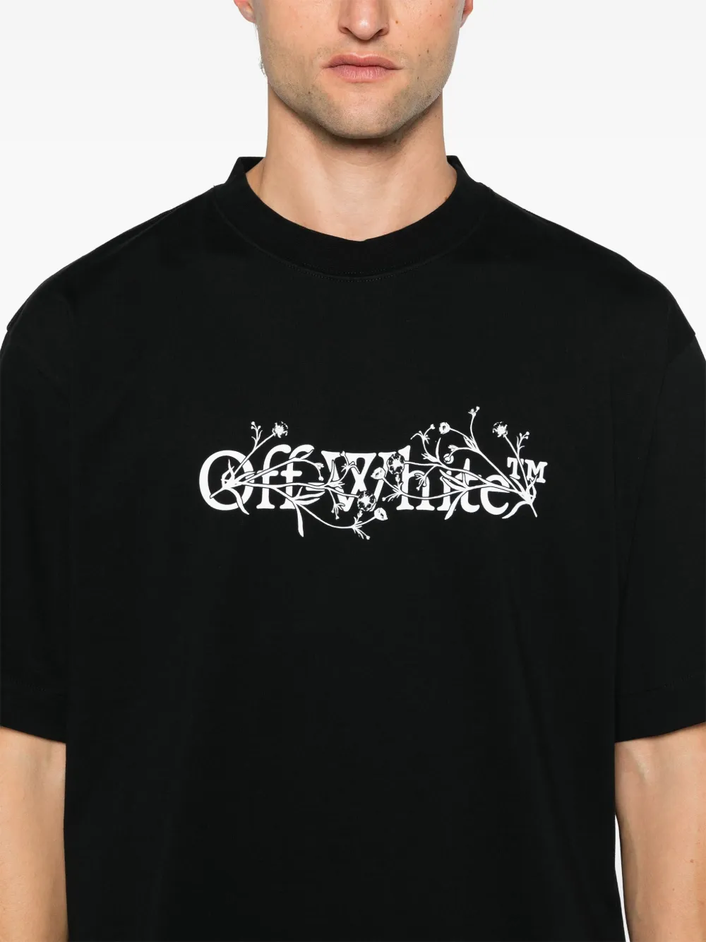 Off-White Bookish Flower Skate T-shirt Men