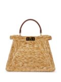 FENDI raffia tote bag - Neutrals