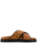 MCM printed sandals - Brown