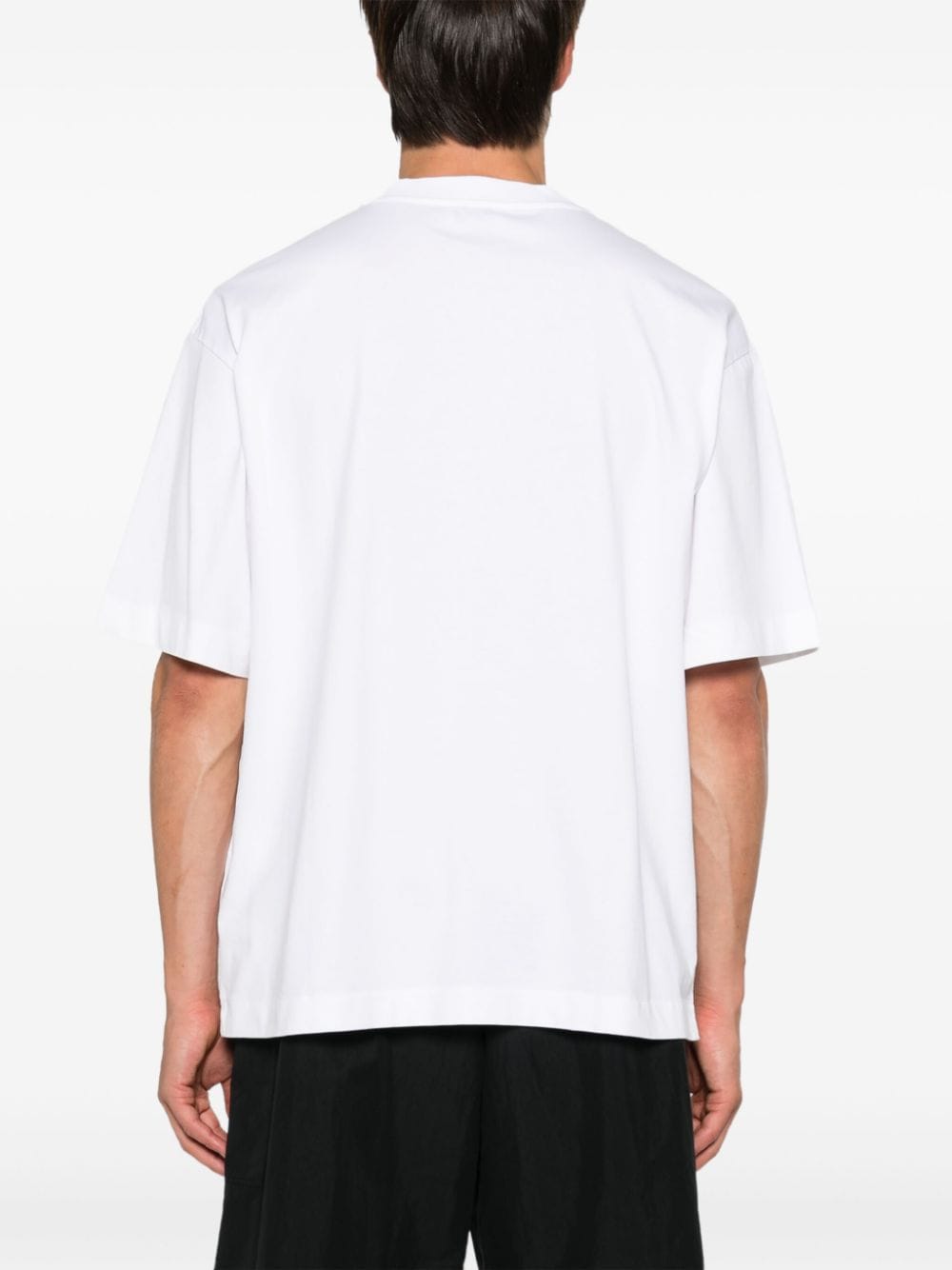 Shop Off-white Bookish Flower Skate T-shirt In White