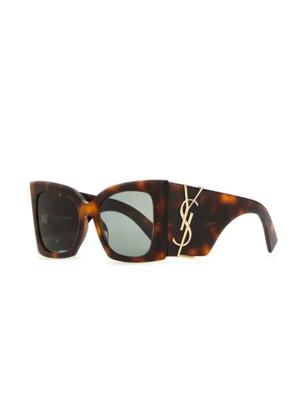 Saint Laurent Eyewear SL M119 Blaze Sunglasses Brown FARFETCH IN