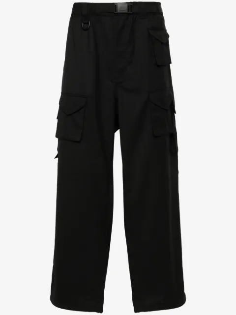 Y-3 sidenbyxor med elastiskt midjeband