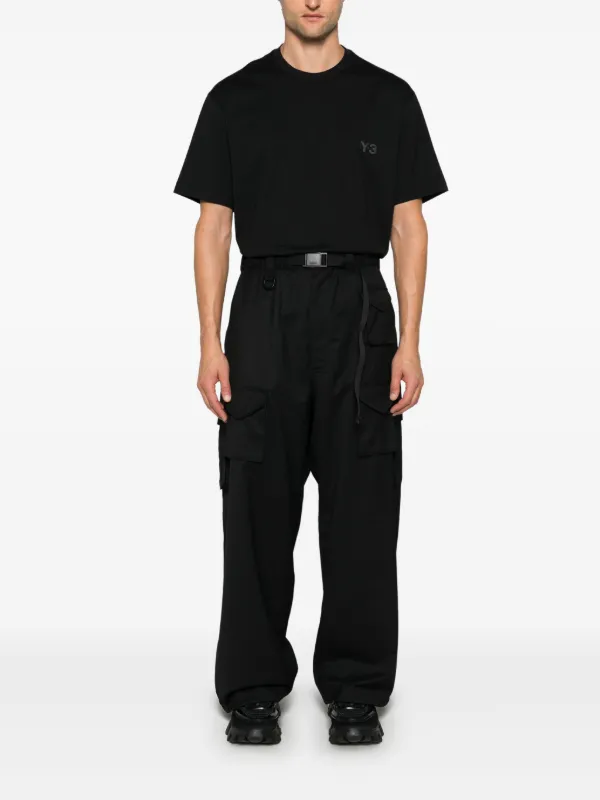 Y-3 エラスティックウエストパンツ | ブラック | FARFETCH JP