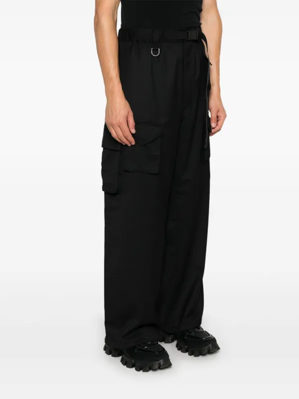 Y-3 wide-leg Trousers | Black | FARFETCH
