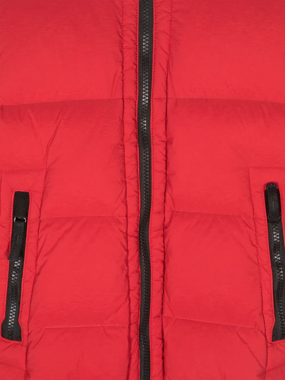 Shop Stone Island Junior Compass-badge Coat In Red