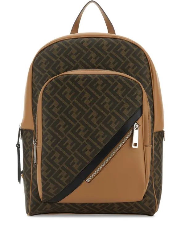 FENDI Chiodo Backpack Brown FARFETCH AO