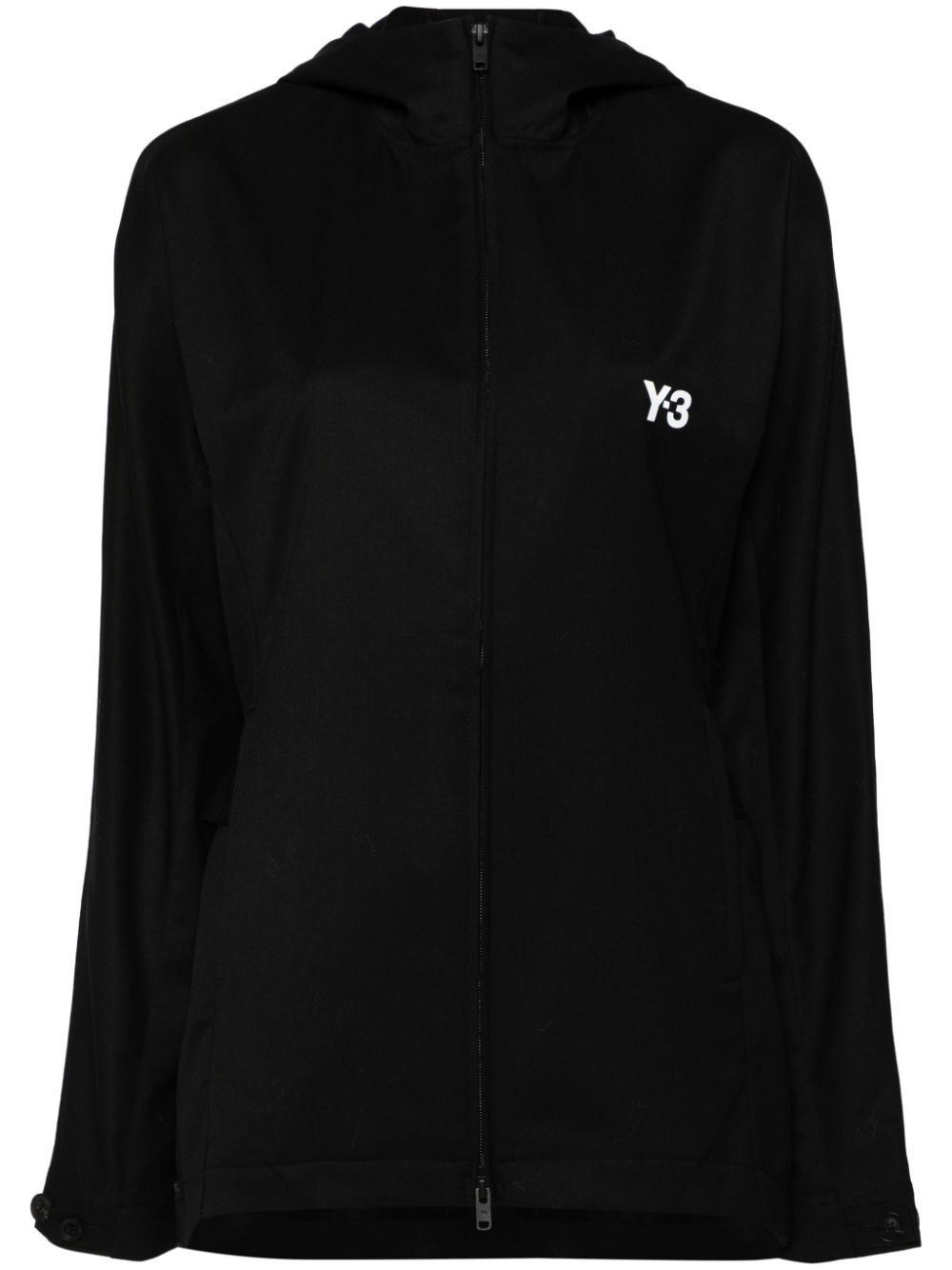 Shop Y-3 3-stripes Jacket In Black